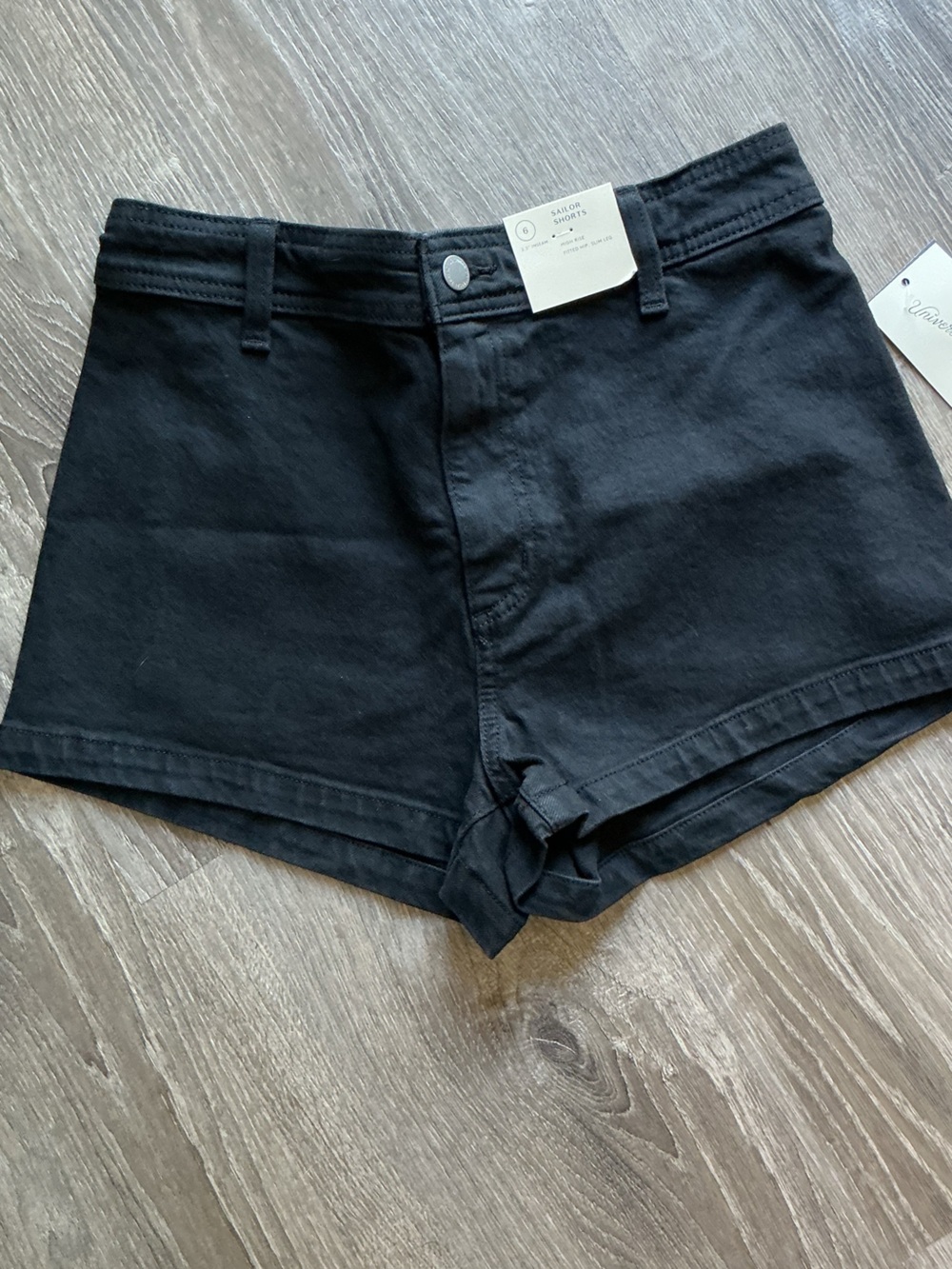 NWT Universal Thread Black High-Rise Sailor Shorts